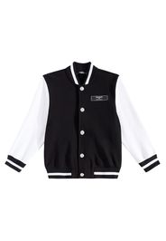 Giacca varsity in cotone con logo