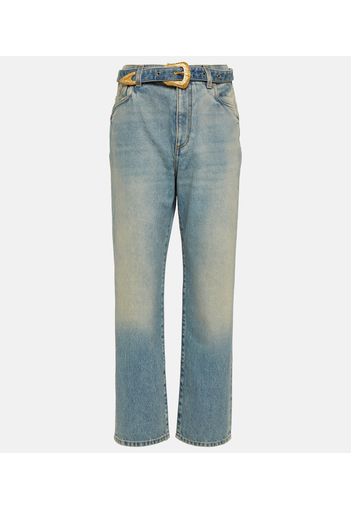 Jeans regular con cintura