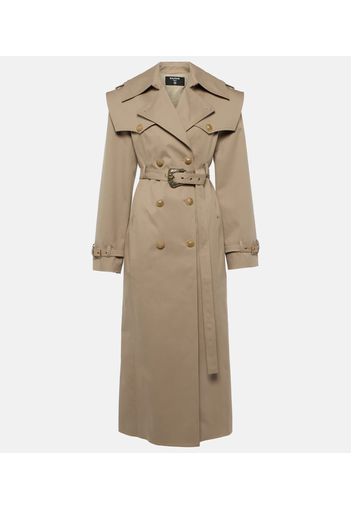 Trench in twill di cotone