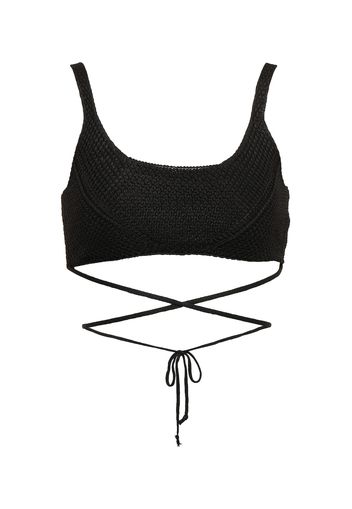 Bralette Alma in seersucker