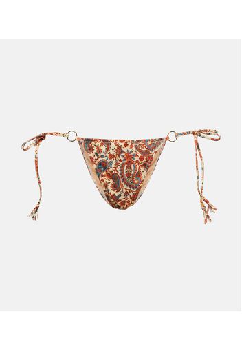 Slip bikini con stampa