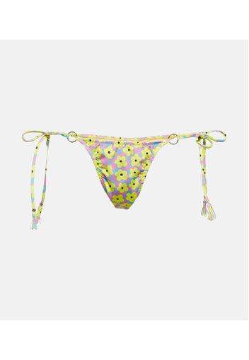 Slip bikini con stampa