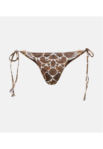 Slip bikini Chain con stampa