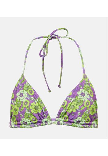 Top bikini Seychelle con stampa