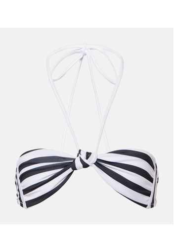 Top bikini a righe