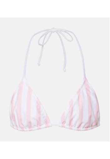 Top bikini a righe