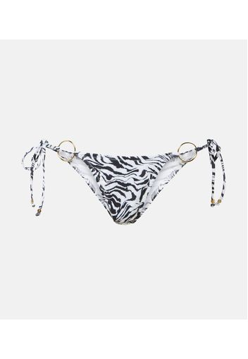 Slip bikini con stampa