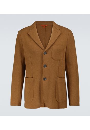 Blazer Slanega in lana tecnica