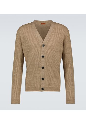 Cardigan Convielo in misto lino e cotone