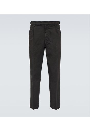 Pantaloni chino in misto cotone