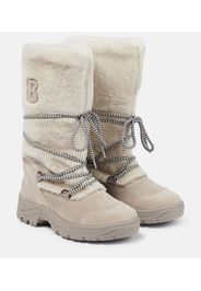 Stivali Alta Badia in shearling e suede