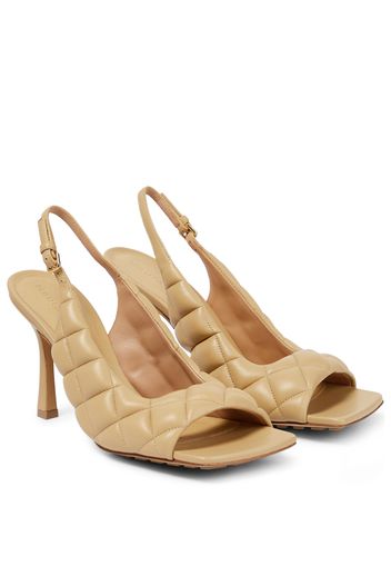 Sandali slingback imbottiti