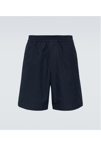 Shorts in canvas di cotone