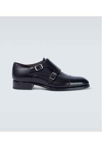 Scarpe Monk strap in pelle