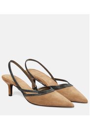 Pumps slingback City in suede