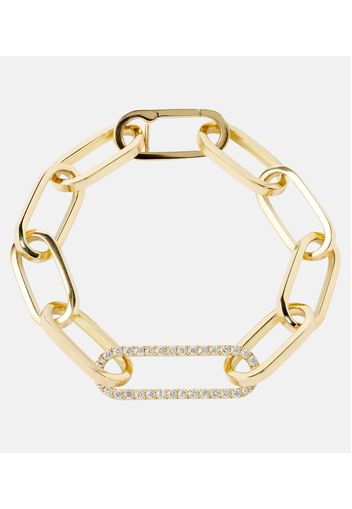 Bracciale Link in oro 18kt con diamanti