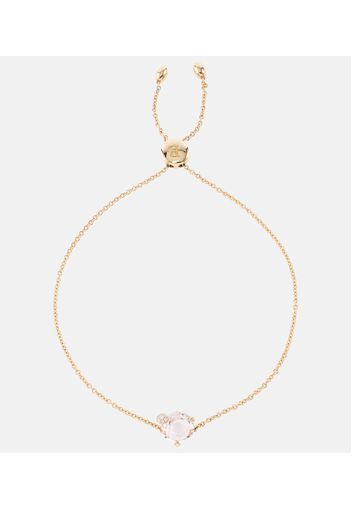 Bracciale Peekaboo in oro rosa 18kt con morganite e diamanti