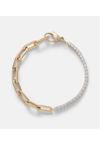 Bracciale Link in oro 18kt con diamanti