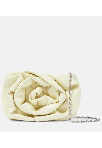 Clutch Rose in pelle