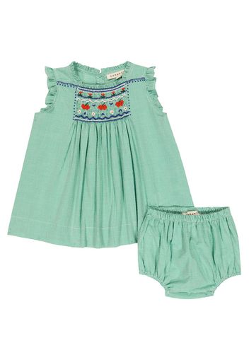 Baby - Abito e culottes Moringa in misto cotone