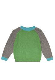 Pullover Poa in misto cotone color-block