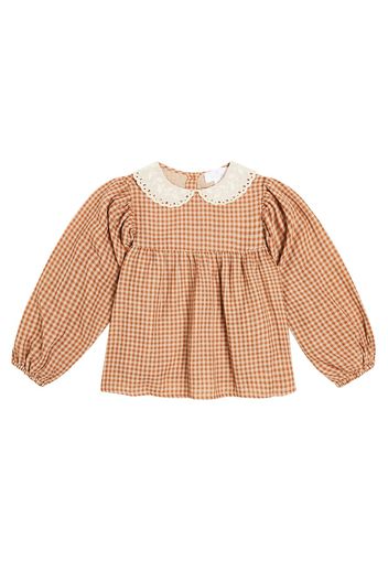 Blusa Frankie in cotone a quadri