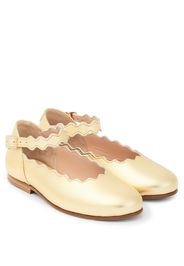 Ballerine in pelle