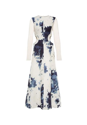 Esclusiva Mytheresa - Abito midi tie-dye con cut-out