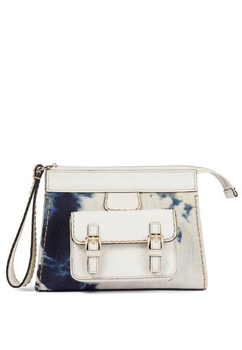 Esclusiva Mytheresa - Clutch tie-dye Edith in lino