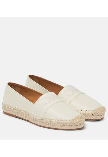 Chloé Espadrillas Piia in pelle con logo