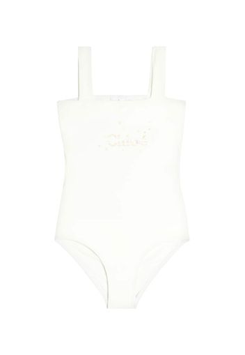 Chloé Kids Costume intero con logo