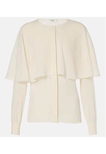 Chloé Blusa in chiffon di seta