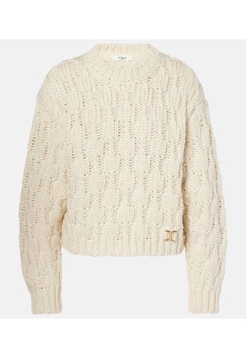 Chloé Pullover in lana, seta e cashmere