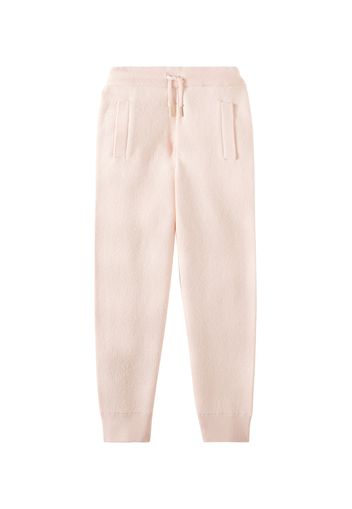 Chloé Kids Pantaloni sportivi in cotone e lana