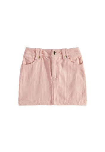 Chloé Kids Camicia in velluto di cotone