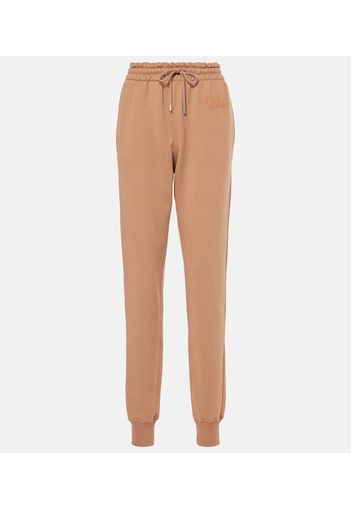 Chloé Pantaloni sportivi in cotone