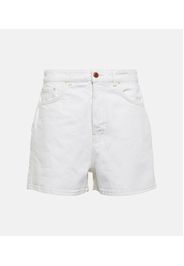 Shorts di jeans a vita alta