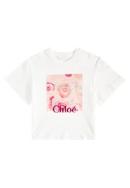 Chloé Kids T-shirt in jersey di cotone