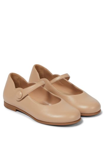 Ballerine in pelle