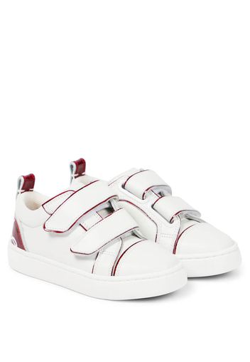 Sneakers Funnyto Scratch in pelle