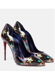 Pumps Hot Chick in pelle con stampa