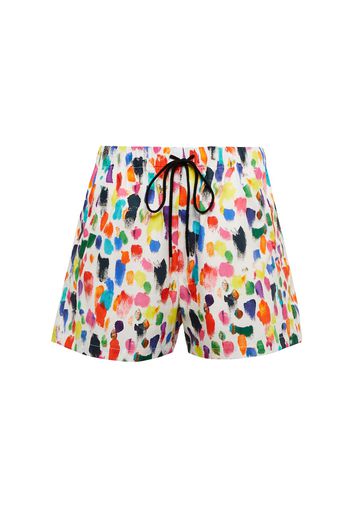 Shorts in cotone con stampa