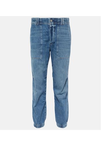 Jeans tapered Agni a vita media