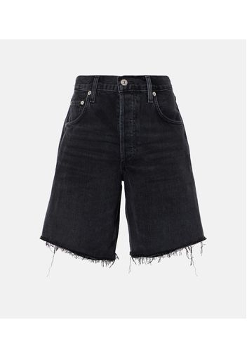 Shorts di jeans Ayla a vita alta