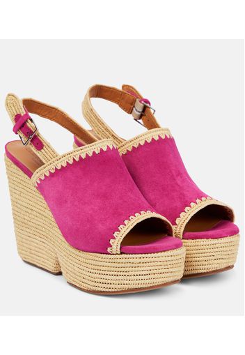 Sandali con zeppa Damya in suede