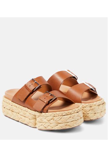 Sandali Qiana in pelle con platform