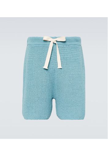 Shorts in cotone traforato