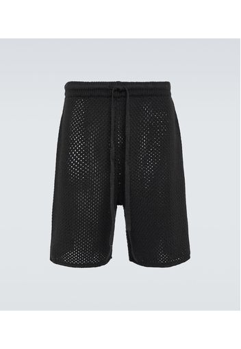 Shorts in crochet di misto cotone