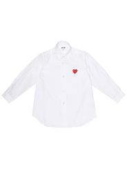 Camicia in cotone con logo