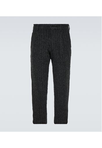 Pantaloni da abito in tweed di lana
